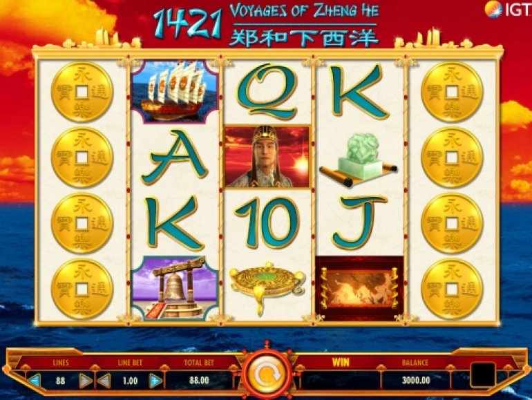 1421 Viaggio di Zhang He slot